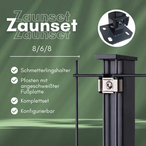 Zaun set 868 stabgitter - zaun,