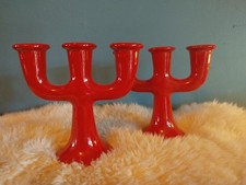 Kerzenleuchter Kerzenständer Rot Weihnachten ,Märte Grunditz für guldkroke,???