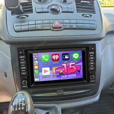 Android15 Carplay Autoradio Für Mercedes Benz W639 Vito Viano W906 Sprinter W169