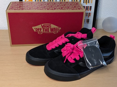 Vans knu sokol schwarz pink - vans, schwarz/pink