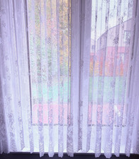 Store, Länge 1,75 m x Breite 6,50 m (ungekräuselt) * weiß