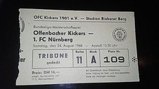 TICKET 68/69 Kickers Offenbach