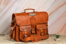 Tasche leder echt braun herren - tasche,