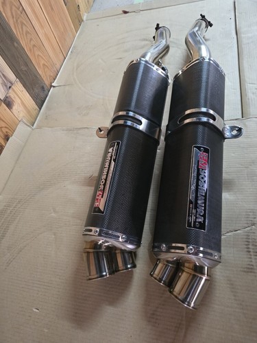 Yoshimura carbon tri - tri-oval, twin