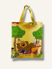 Sesamstraße Vintage Handmade Einkaufsbeutel Tasche Ernie Retro Bert Tiffy Samson