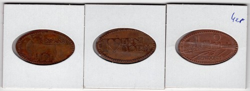 Elongated coin spanien - coin,