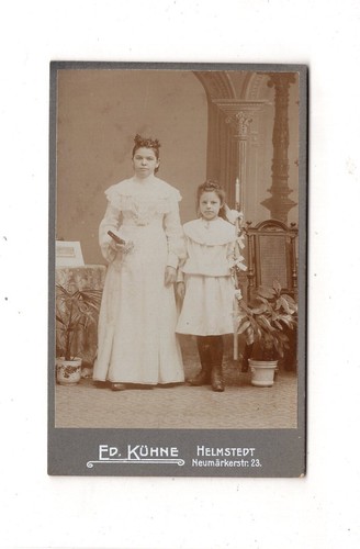 Cdv foto feine - feine, mädchen