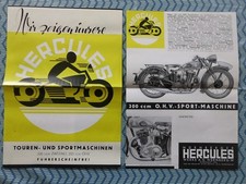 Hercules 1935 brochure 200ccm - brochure,