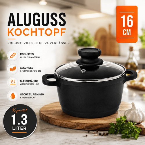 Profi aluguss topf ø16cm - profi,