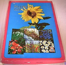 10 275 SPIKA DDR Legespiel „Blumen Lotto“, ab 6 Jahre