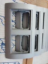 GIRA 2 FACH Rahmen Event Alu Ihnen ALU  Set mit 5 Stück In FARBE Alu/Alu 