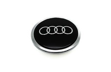 Original Audi Felgendeckel Nabendeckel Nabenkappe schwarz glänzend 8T0601170AAX1