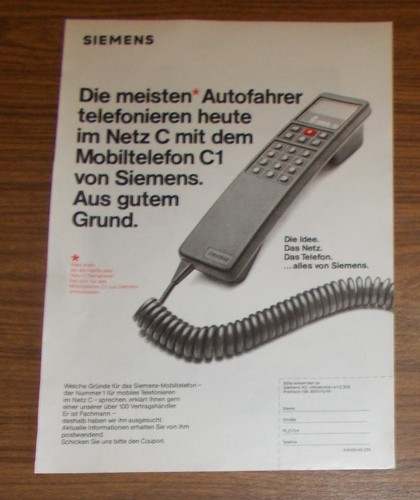 Seltene werbung siemens - werbung,