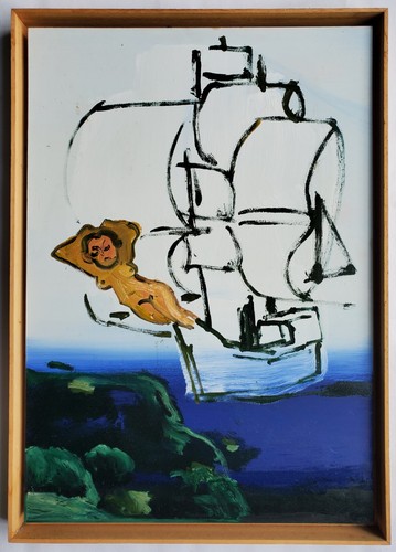 Gemälde öl segelschiff - gemälde,