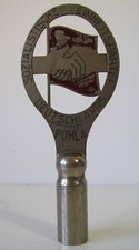Seltene Fahnenspitze DDR / SED  " PÖHLA "