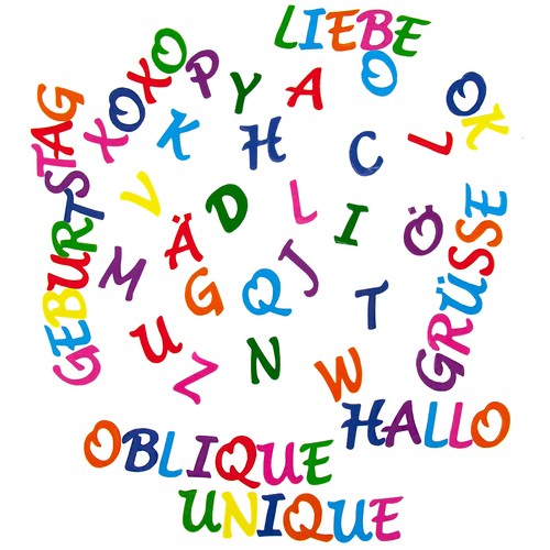 Abc alphabet sticker - abc,