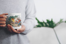 Bedruckte Tasse mit Motiv Pan