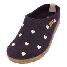 Haflinger Grizzly Cuoricino Filzclog aus reinem Wollfilz mit Herzmotiv