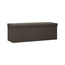 Truhe Klappbar Dunkelbraun