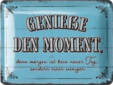 Retro Blechschild, vintage