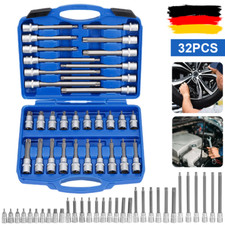 32tlg INNEN TORX NÜSSE STECKSCHLÜSSEL SATZ 1/2 ZOLL WERKZEUG INNENTORX BITS DHL