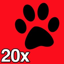 20 Katzenpfoten Wandtattoo Katze Pfoten Aufkleber w14