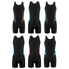 DE Kinder Mädchen Bademode Sommer Swimsuit Surfen Tankini Hautschutz Surfanzug