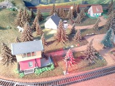 DDR Gisag TT Eisenbahnplatte Anlage Fertiggelände