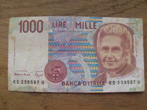 Italien 1000 lire - italien, maria