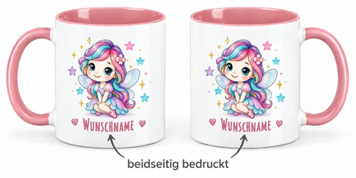 Fee tasse mit namen - fee,