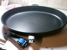 Gundel-Pfanne, oval 41,5cm mit Deckel