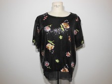 ZARA Damen Bluse Pailletten