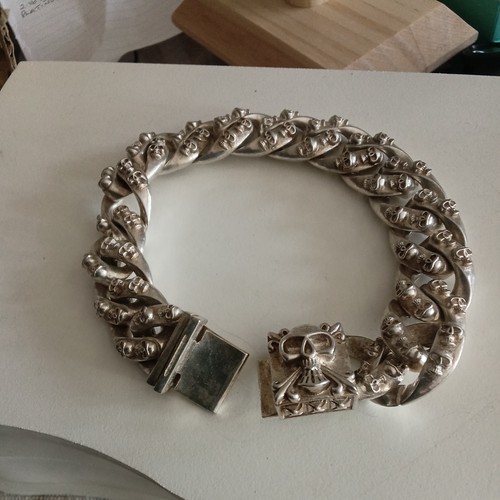 Silber grobes totenkopf - grobes,