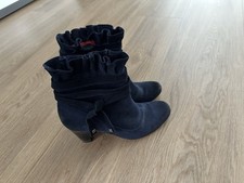 Jette Joop Stiefelette Gr 37, Blau, Leder