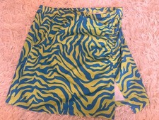 sexy minirock primark neu tigerprint gr s Schlitz Elastisch Stretch Neon
