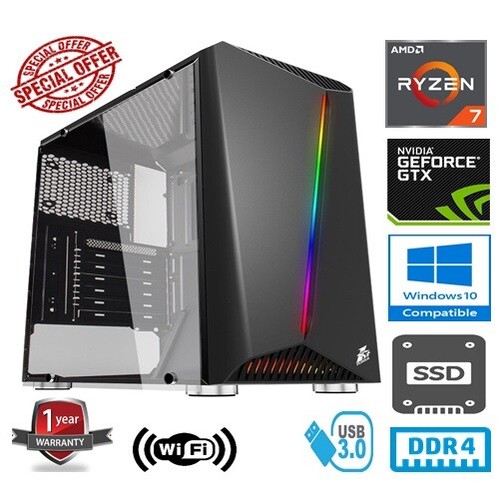 Amd ryzen 2700x 3ghz 8gb - amd,