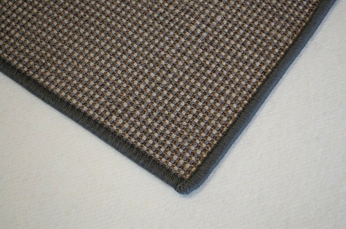 Sisal teppich umkettelt grau - sisal,