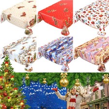 Weihnachtstischdecke Wachstuch