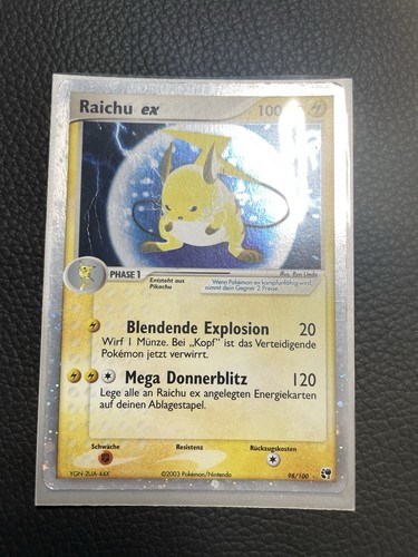 Pokemon tcg raichu 100 - raichu, ex