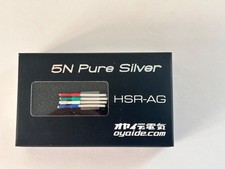 Oyaide HSR-AG 5N Pure Silver Headshell Kabel / lead wires / neu