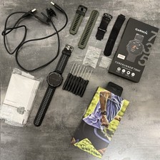 GARMIN FORERUNNER 735XT GPS RUNNING WATCH, Gebr., Glas Defekt, funktionsfähig