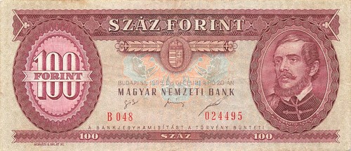 Ungarn 100 forint 1995 - ungarn,