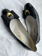 BALLY SUISSE Bellezza Pumps Schuhe Gr. 3 1/2 (Gr. 36,5), elegant, schwarz-gold