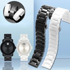 Edelstahl Metall Keramik Armband Schließe Ersatz Uhrenarmband Armband 16-18-22mm