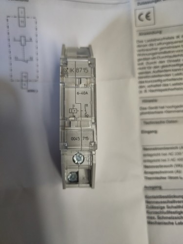 Lastabwurfrelais 40a - dx, 6-40a