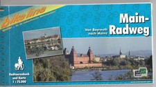 Radtourenbuch Bikeline Main Radweg von Bayreuth nach Mainz Radkarte 1:75,000