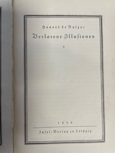 Verlorene illusionen die - verlorene,