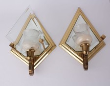 Partylite Messing Wandlampen mit Spiegel