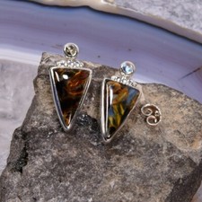 Pietersit Ohrring, 925er