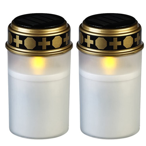 Pearl solar grablampe - solar, 2er-set